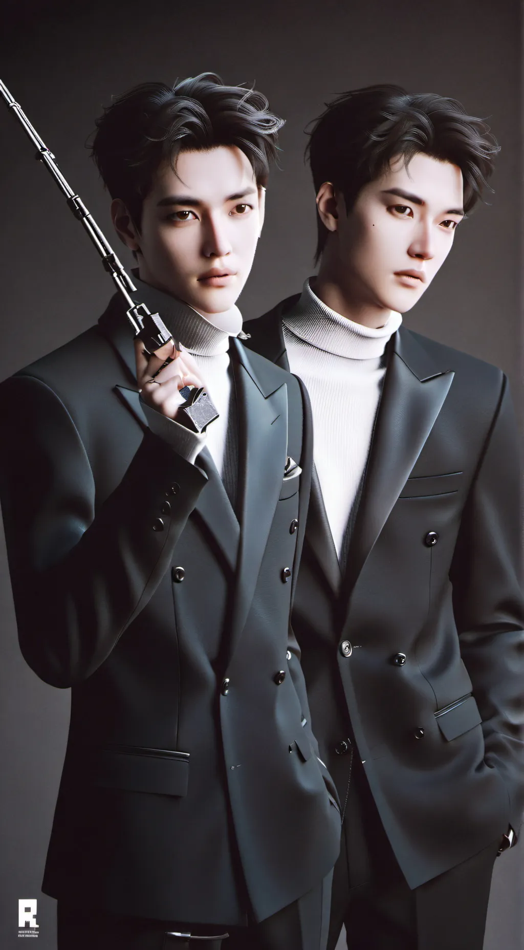 ai character: max und jamie  background