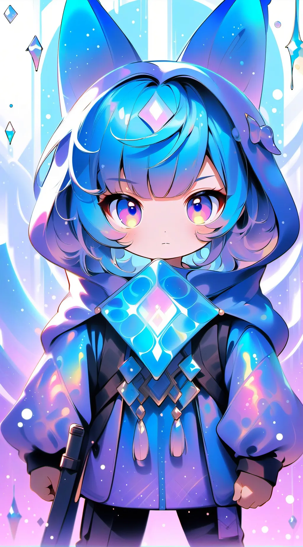 ai character: jiahui kitty background