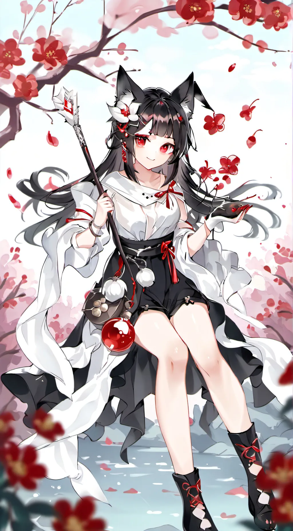 ai character: shimmer background