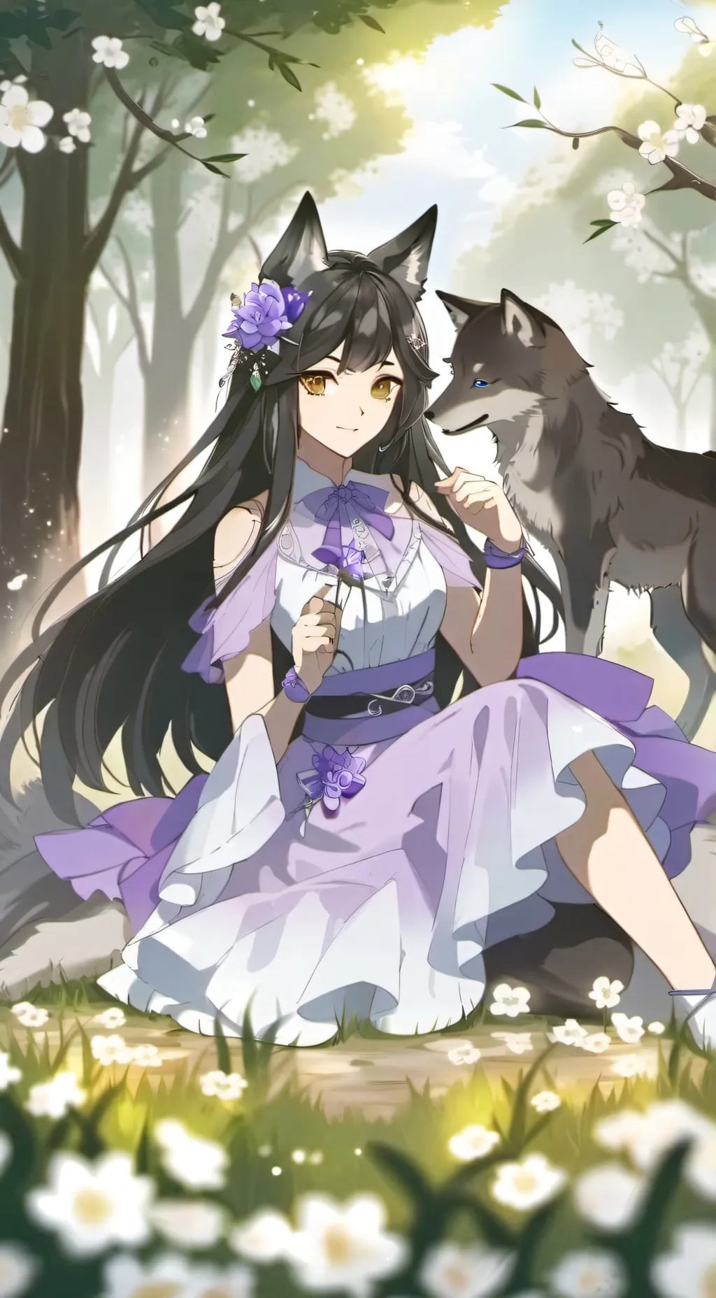 ai character: Aphmau background