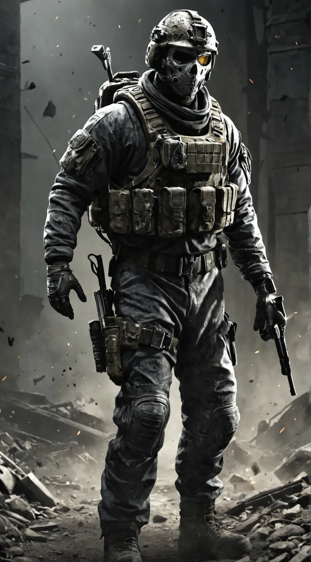 ai character: Cod  background