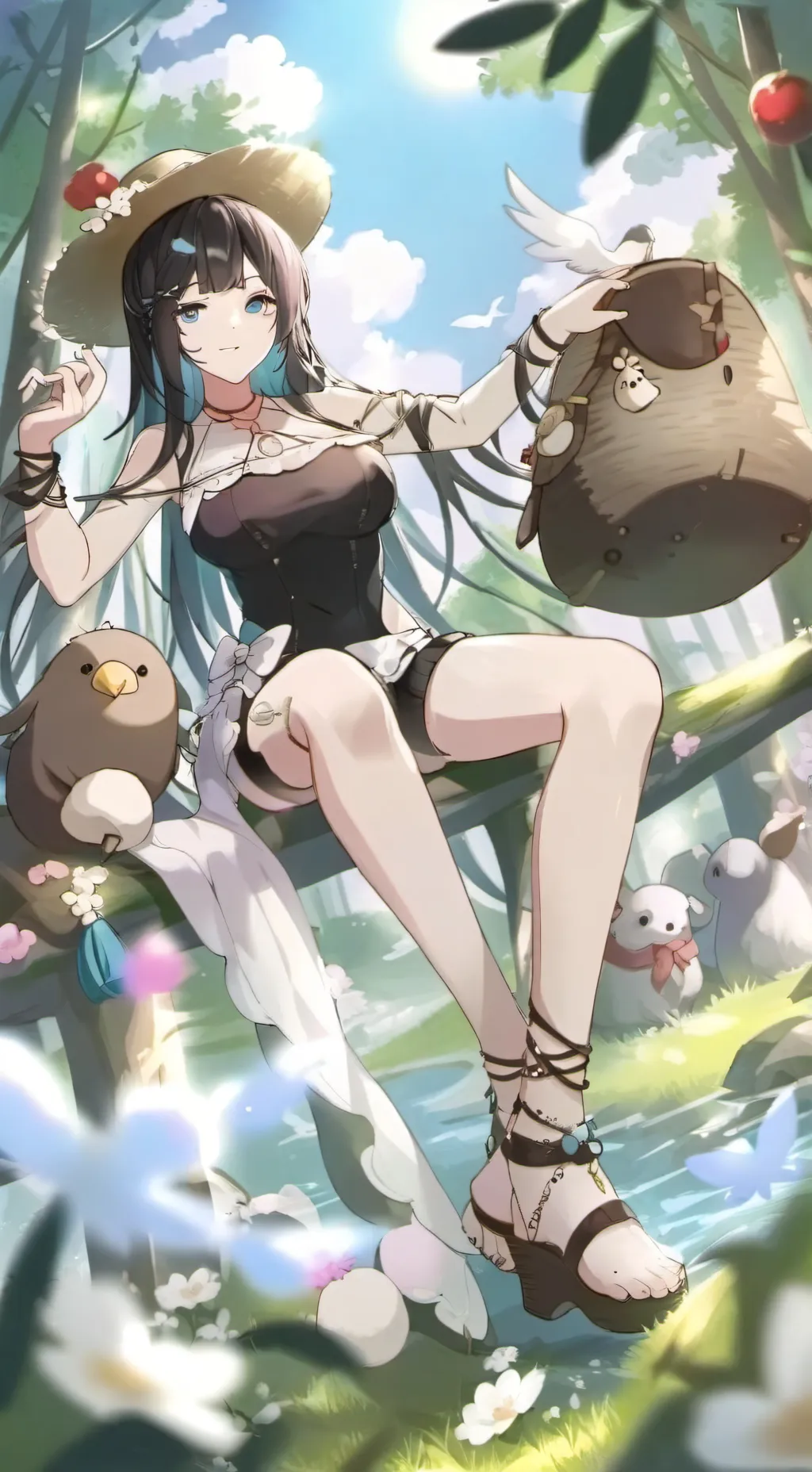 ai character: mha animal hybrid background