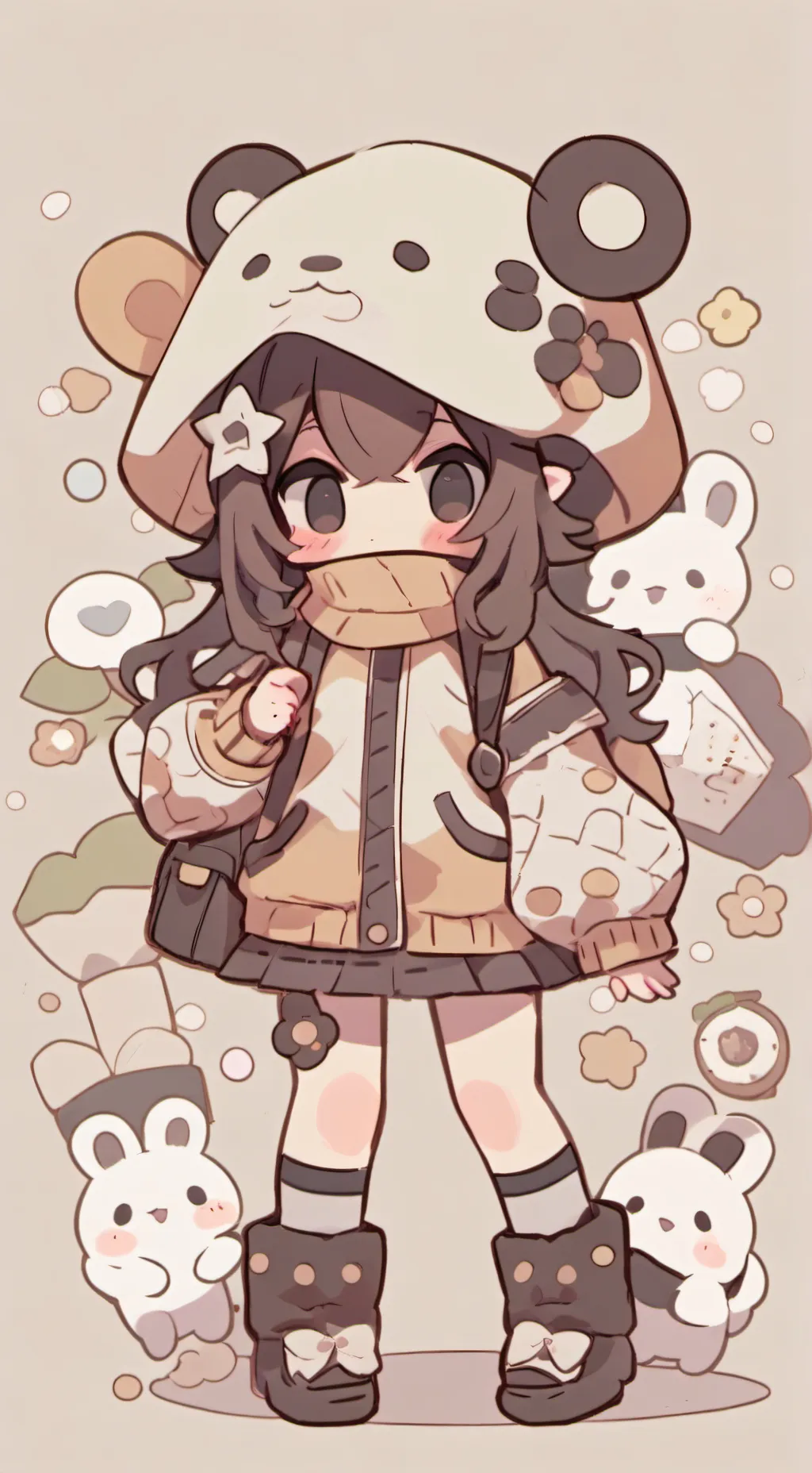 ai character:  leah background