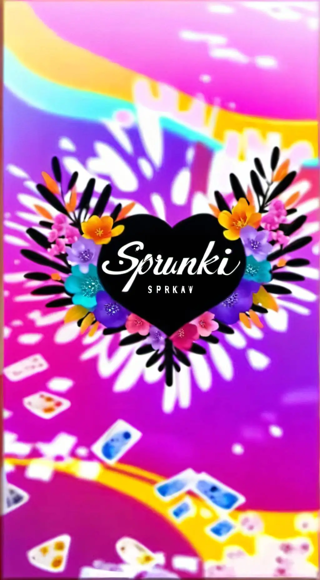 ai character: The Group Sprunki! background