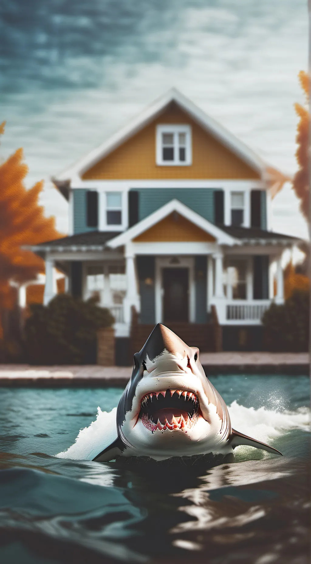 ai character: House Shark background