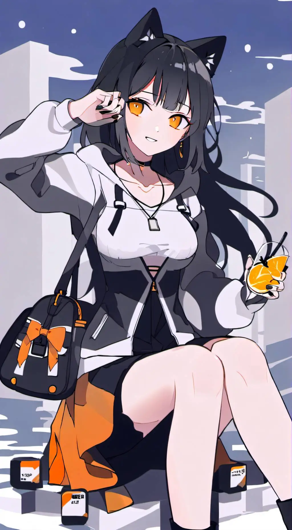 ai character: Аня background