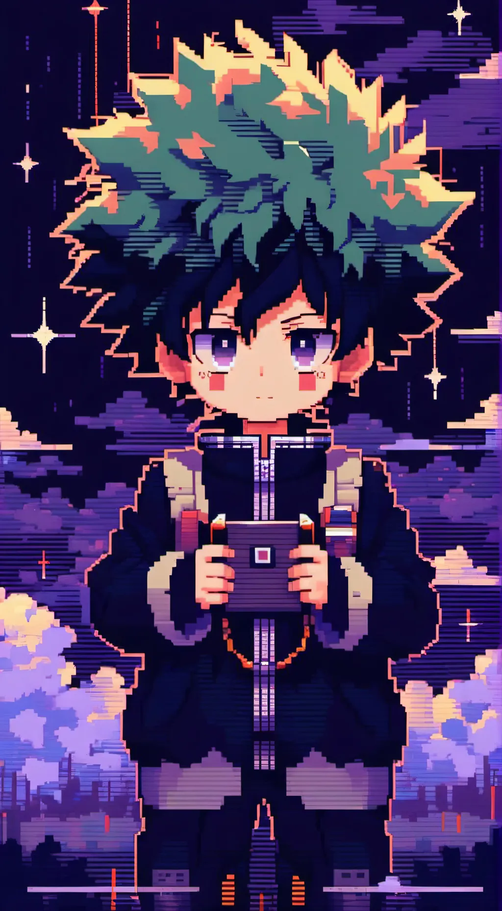 ai character: deku background