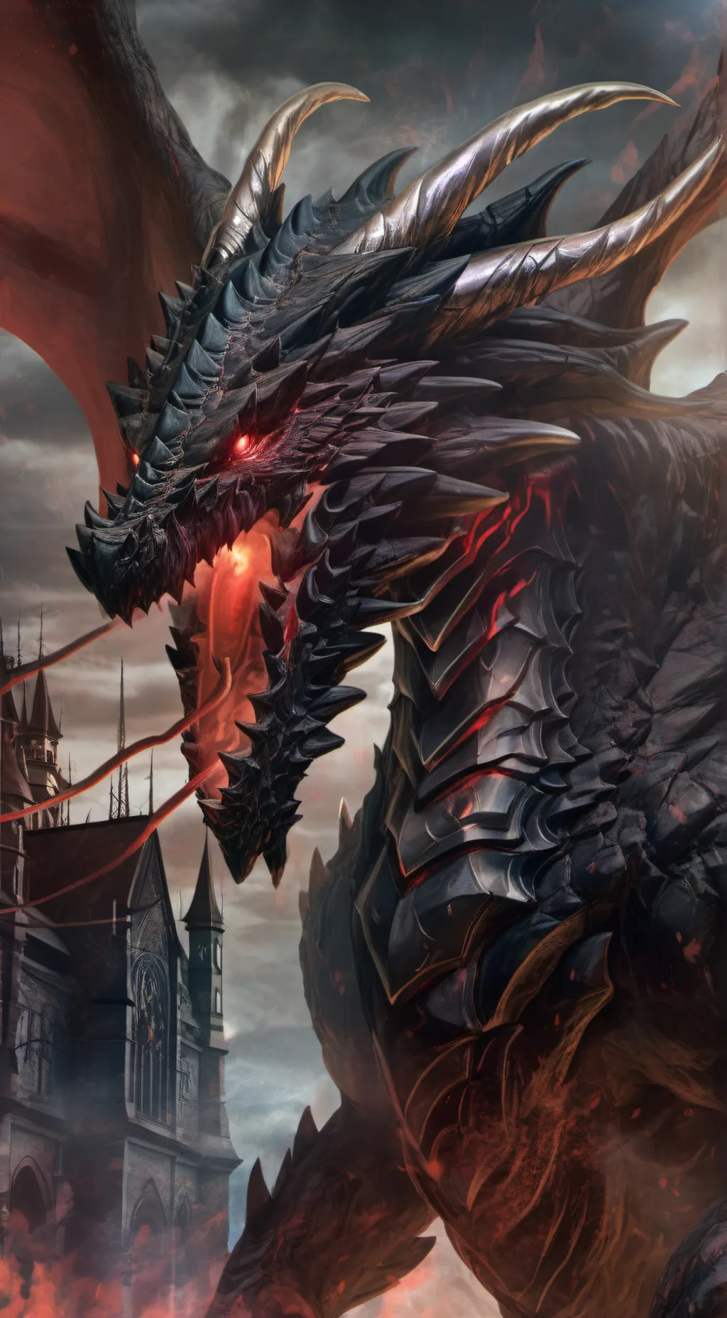 ai character: dragon💀 background