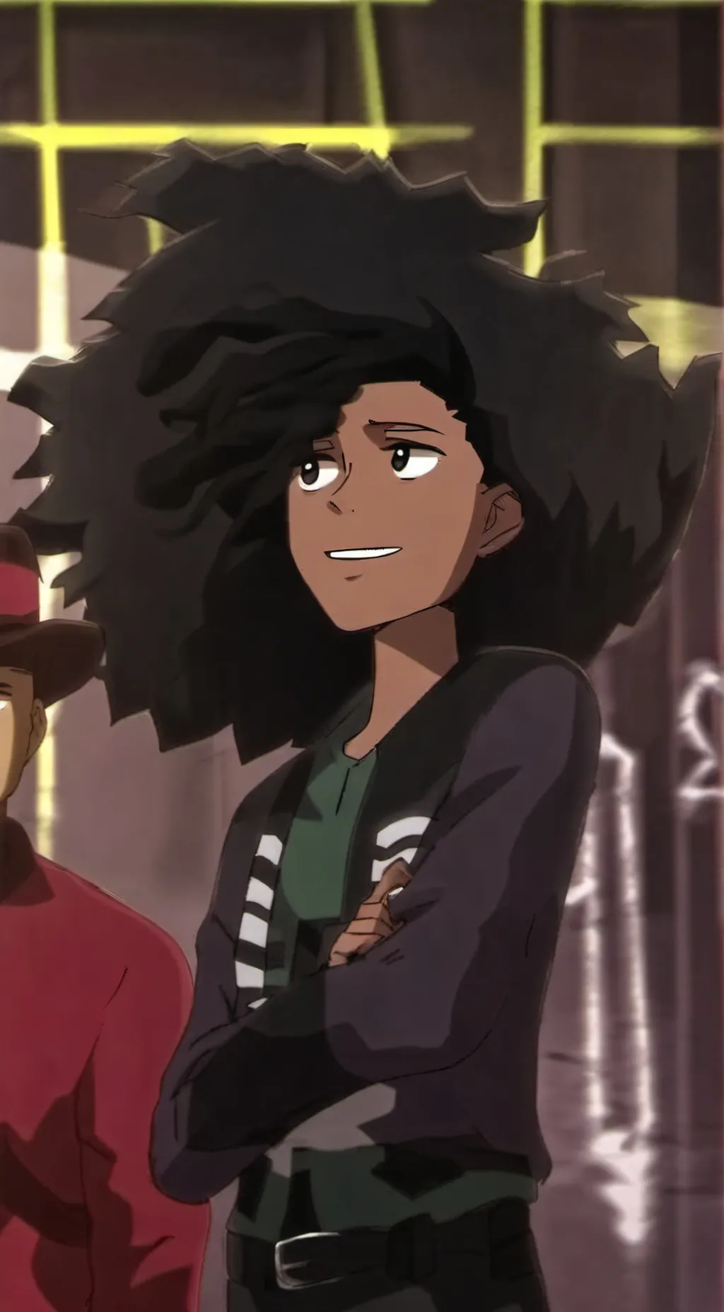 ai character: Wolf  background