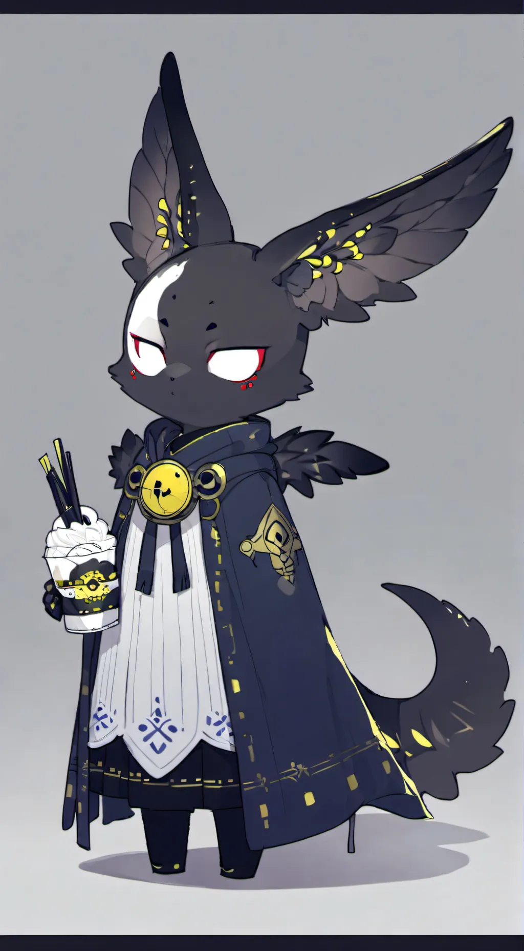 ai character: Luna background