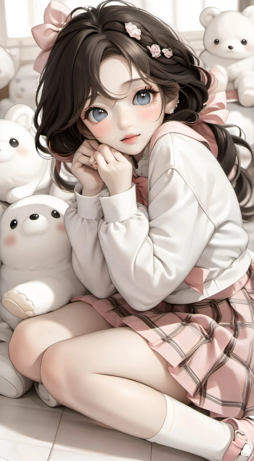 ai character: Ashley background