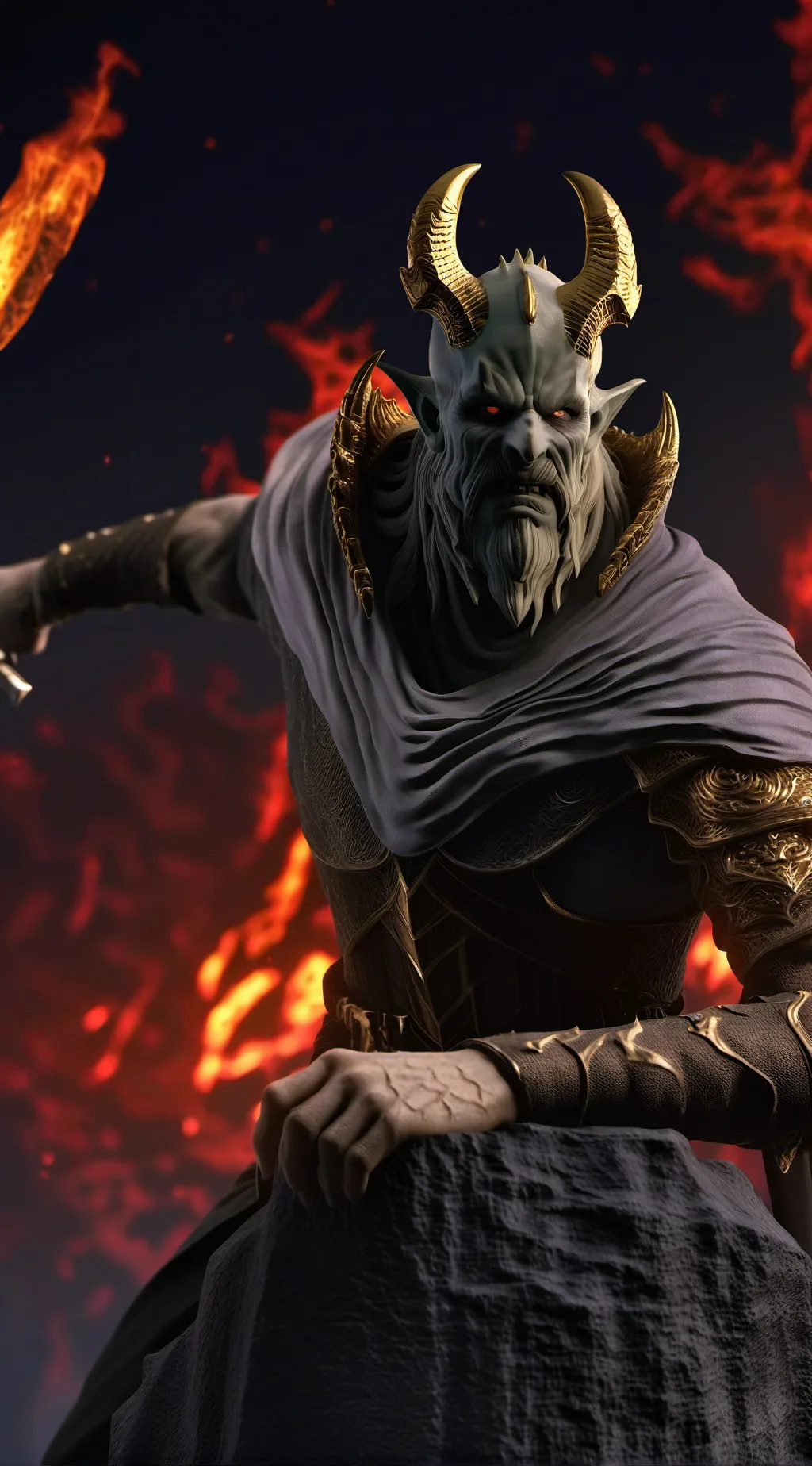 ai character: lord of gloom background