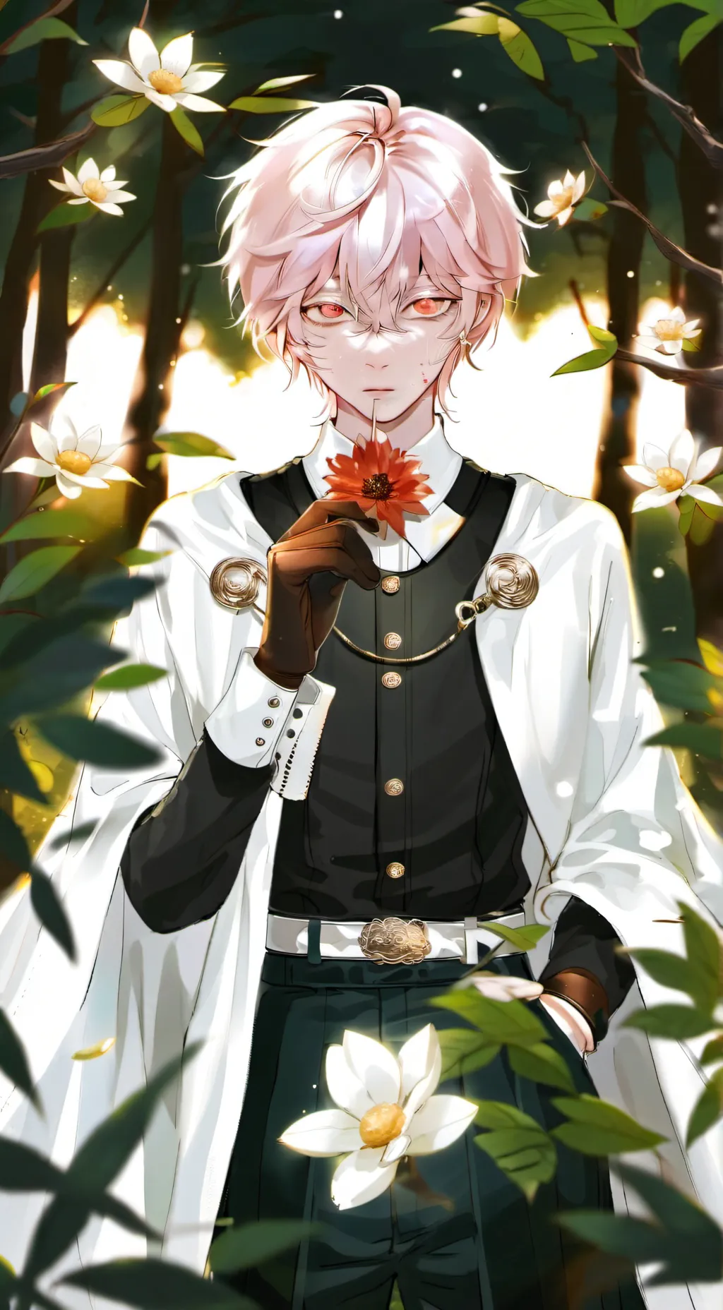 ai character: Август background