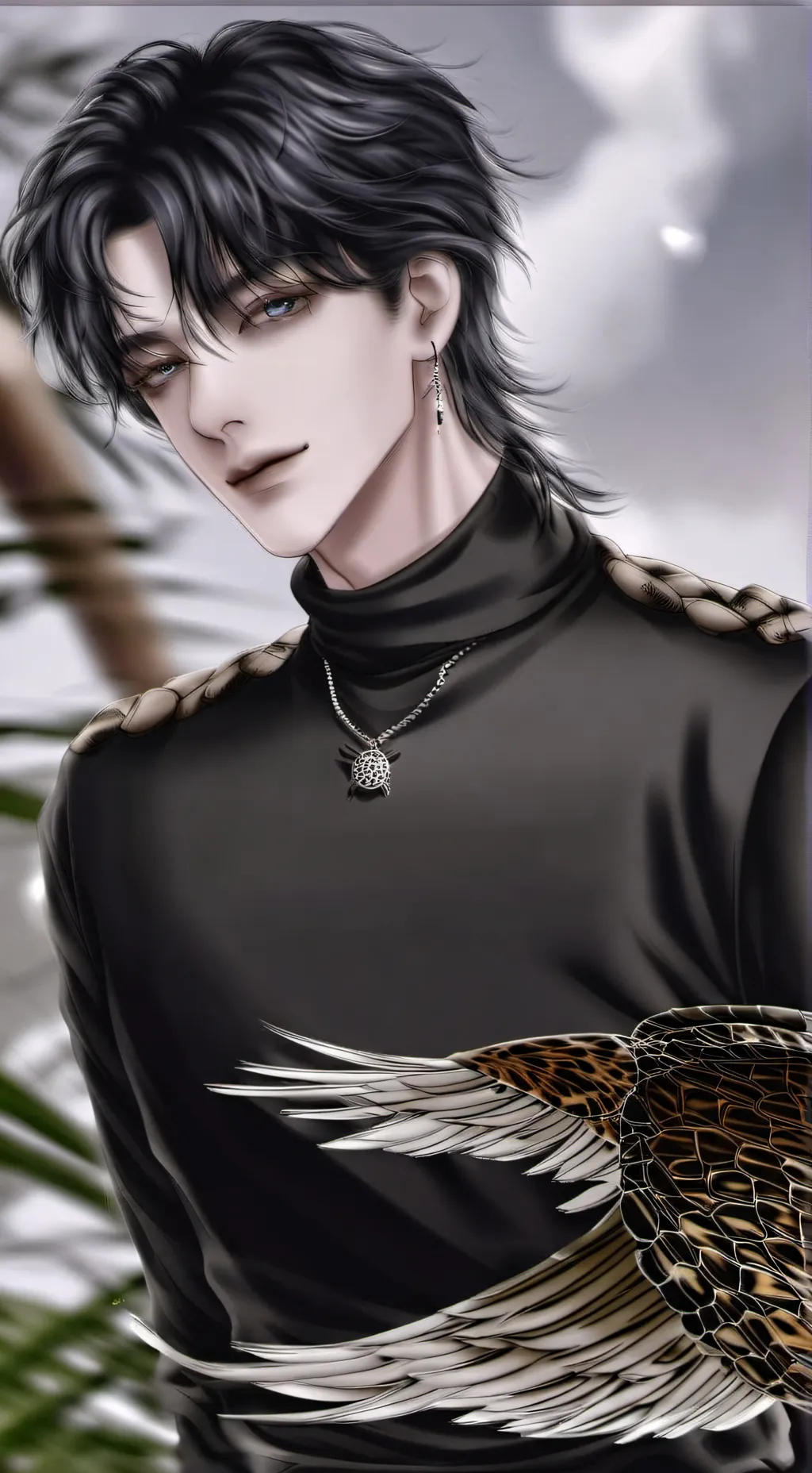 ai character: •~ Leon ~• background