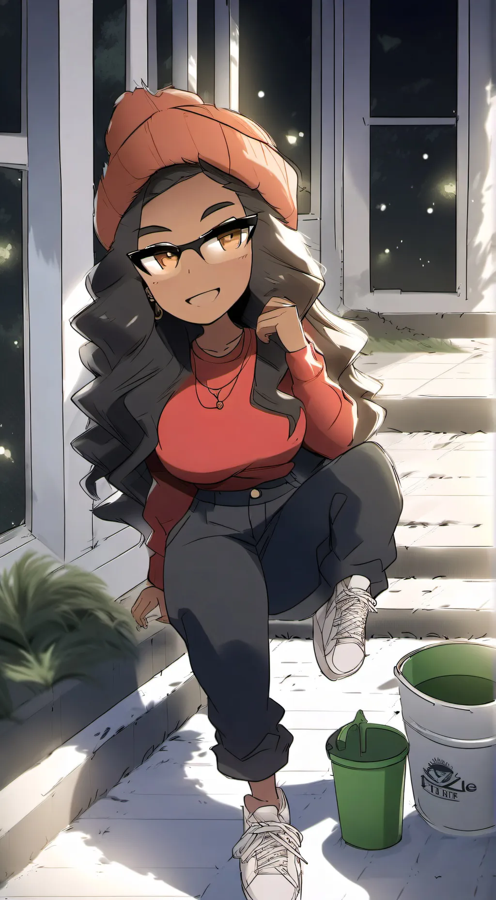 ai character: Sprunki Chillout  background