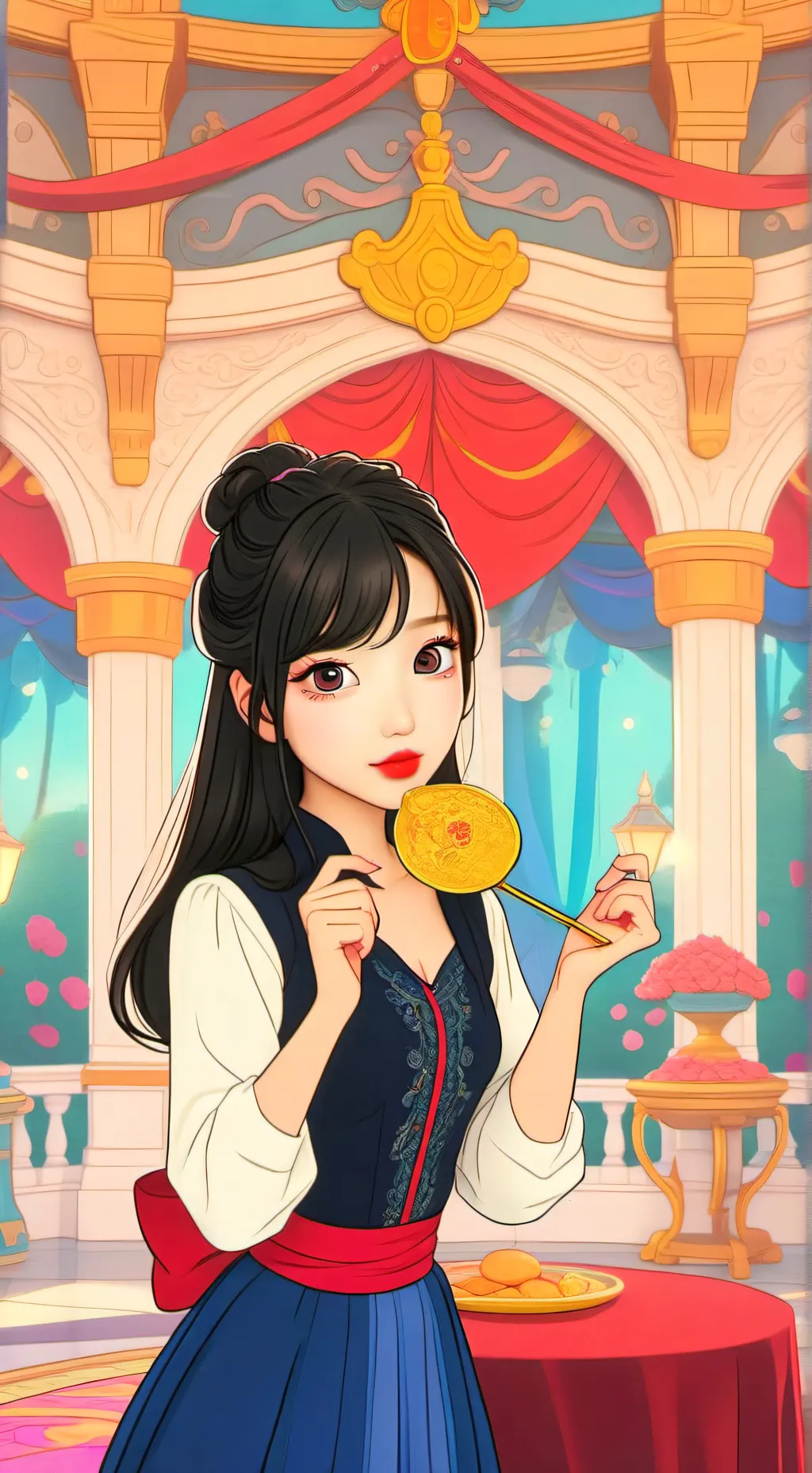 ai character: miamia background