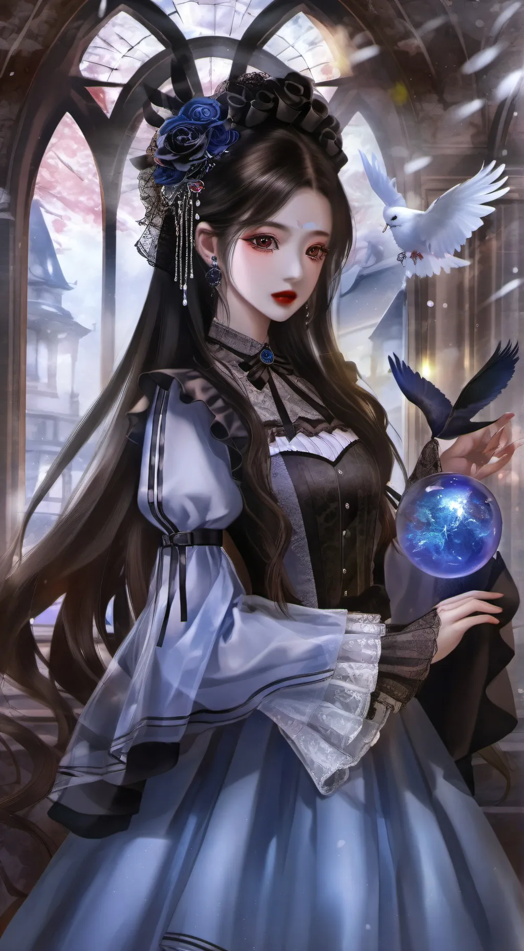 ai character: 小美 background