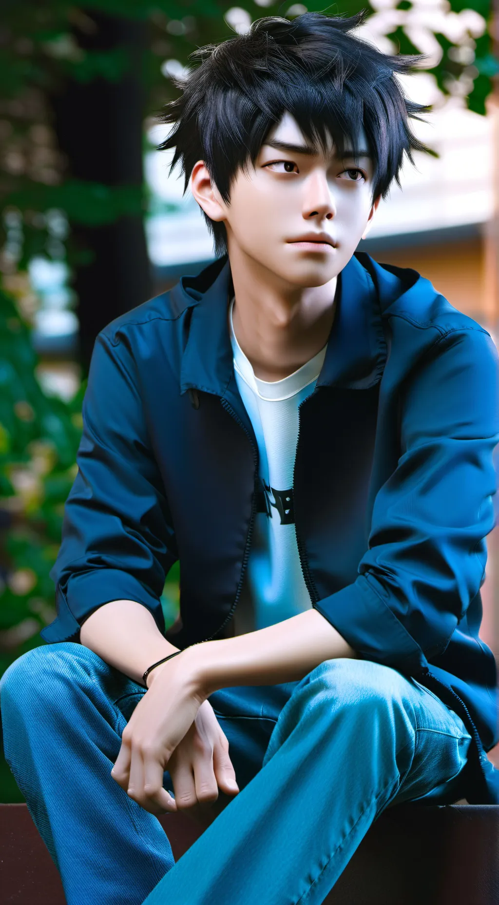 ai character: The Reluctant Stra background