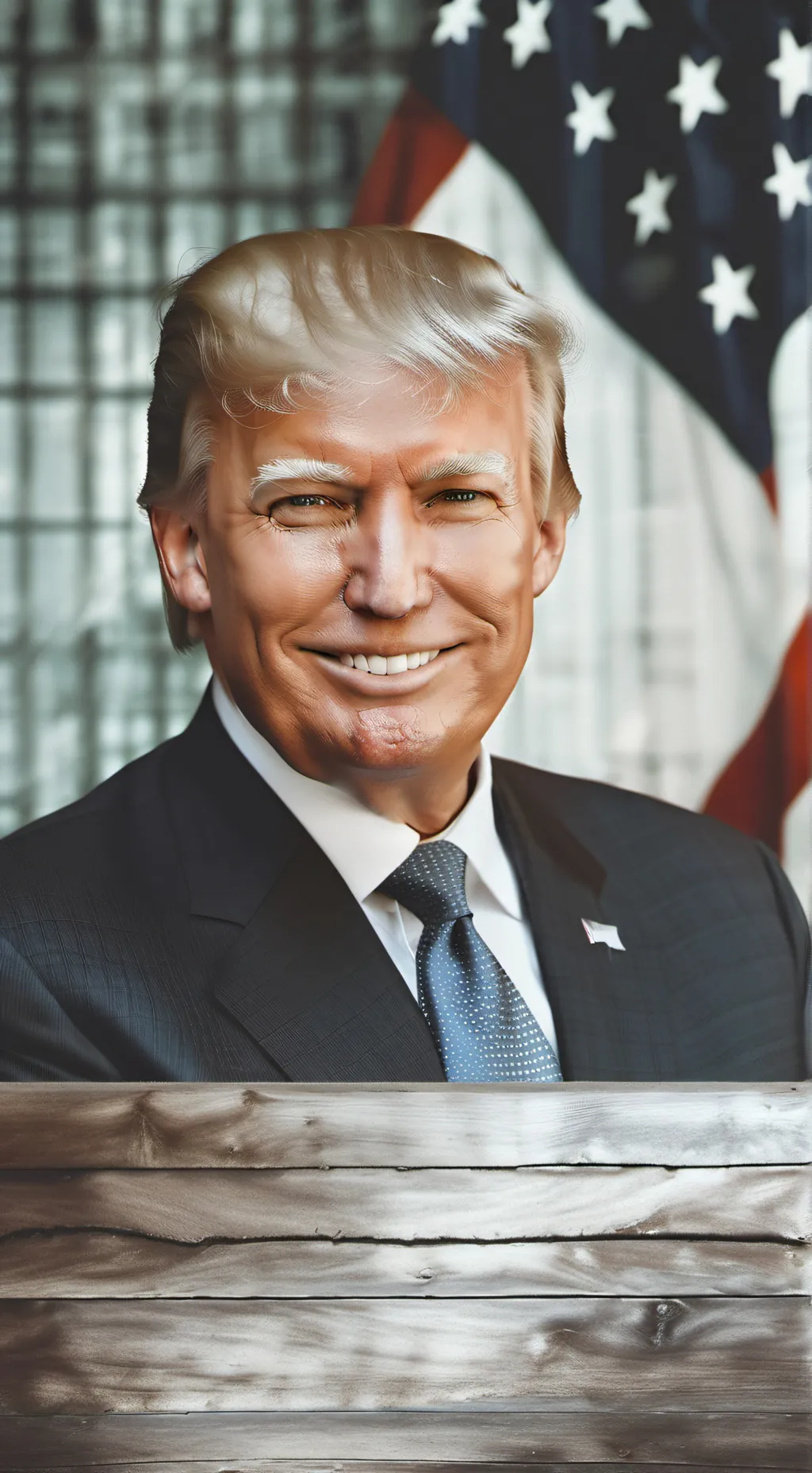 ai character: trump background