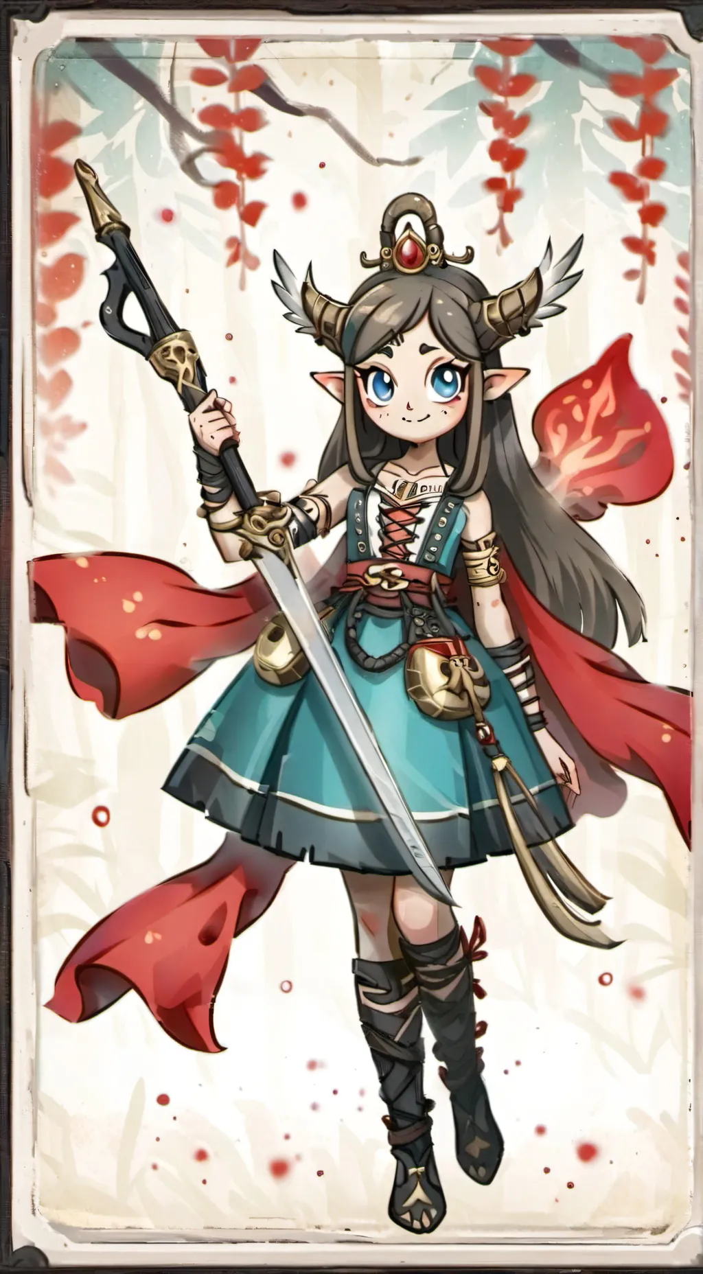 ai character: Liny background