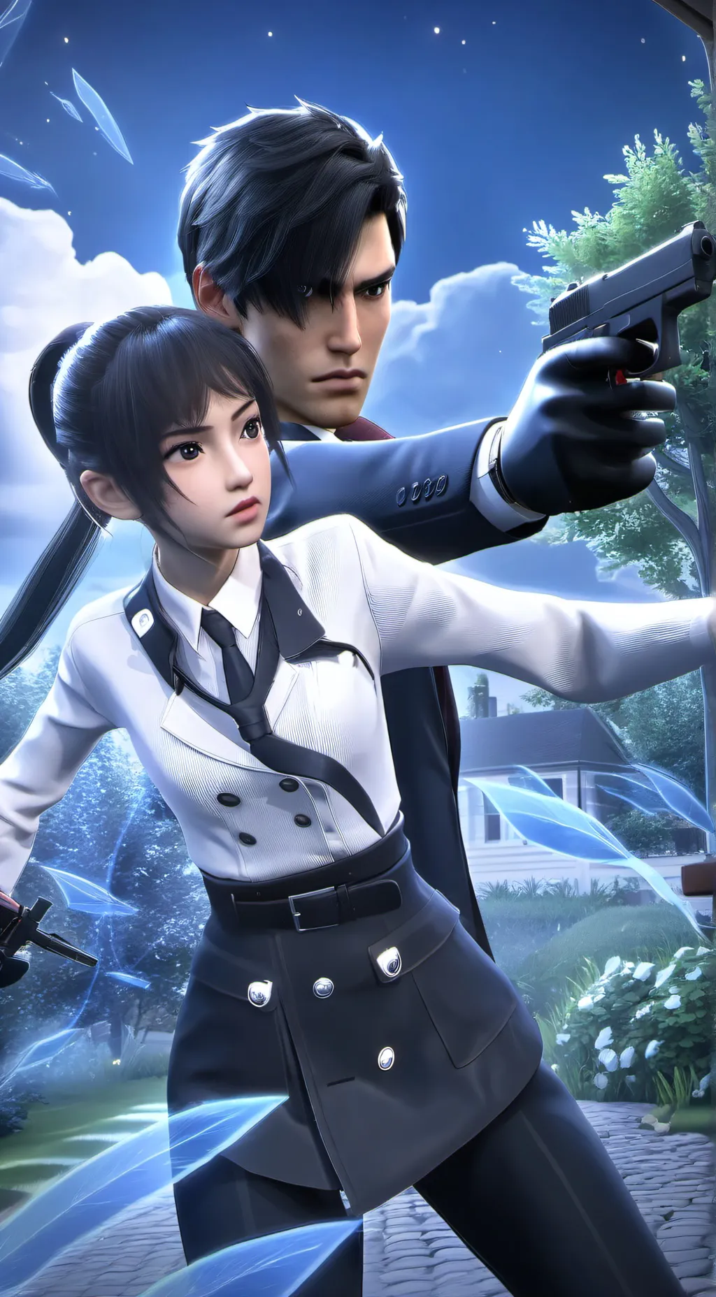 ai character: Felix Granger  background