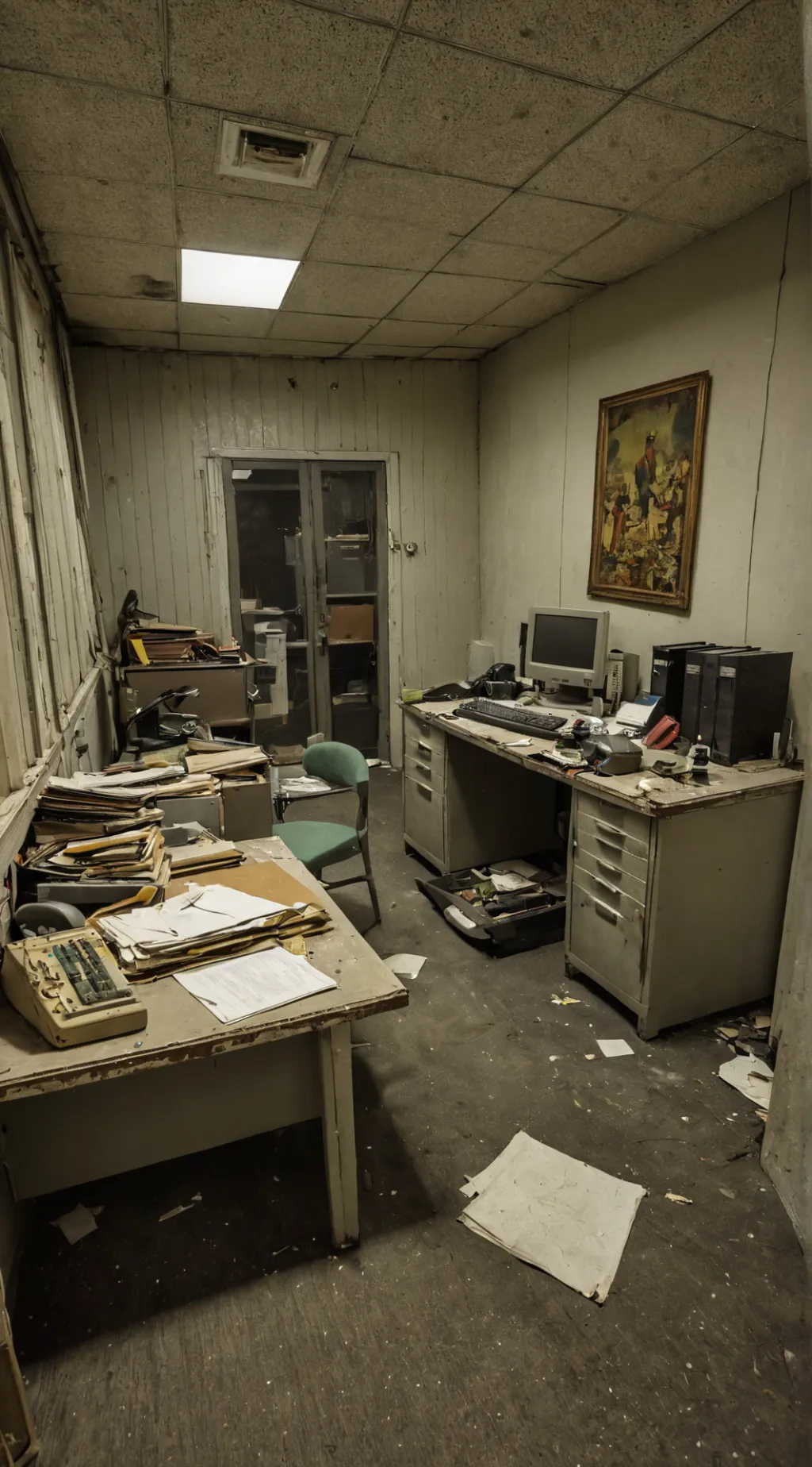 ai character: The backrooms (L4) background