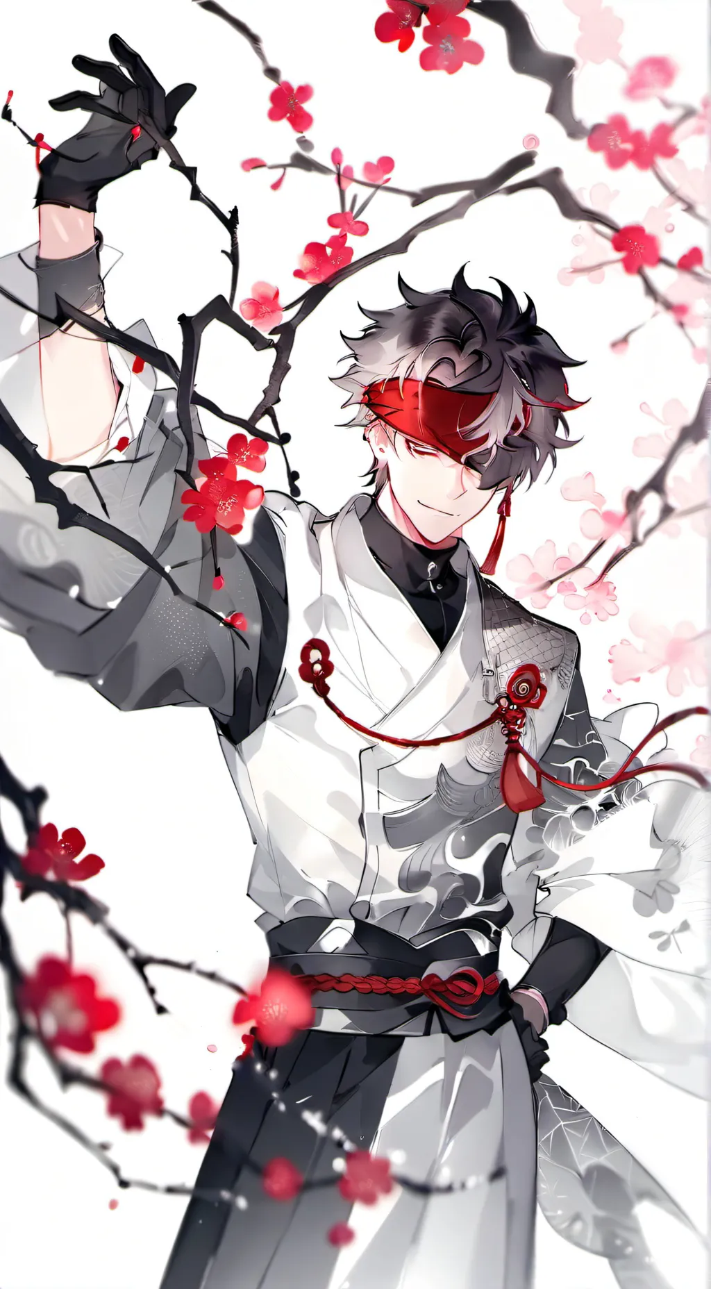 ai character: Gojo satoru background