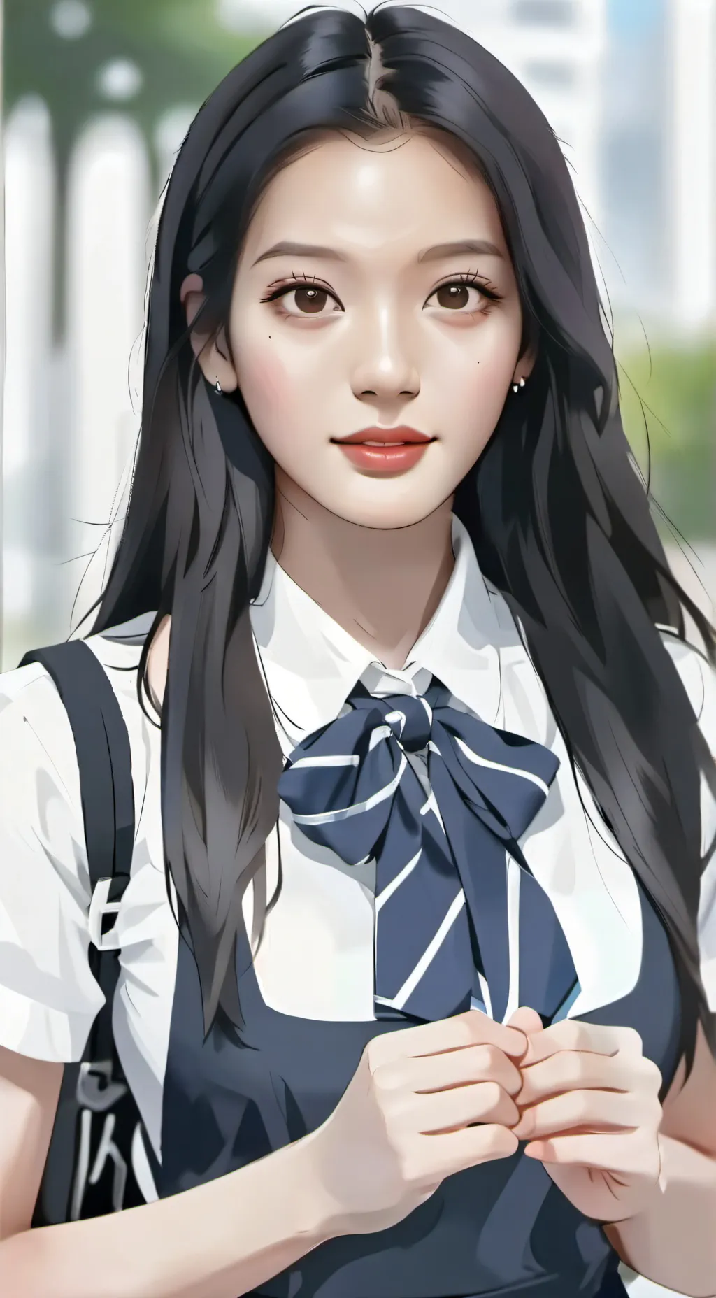 ai character: Time left background