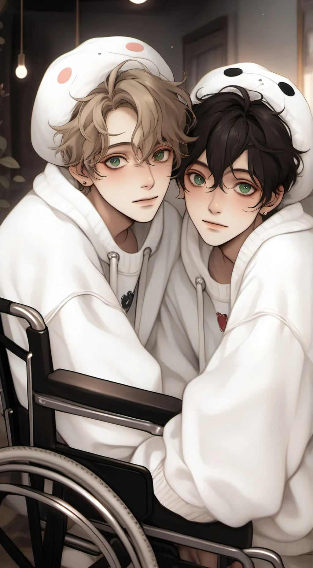 ai character: Remus and Sirius  background