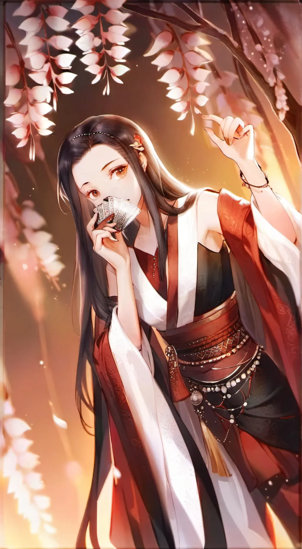 ai character: nezuko background