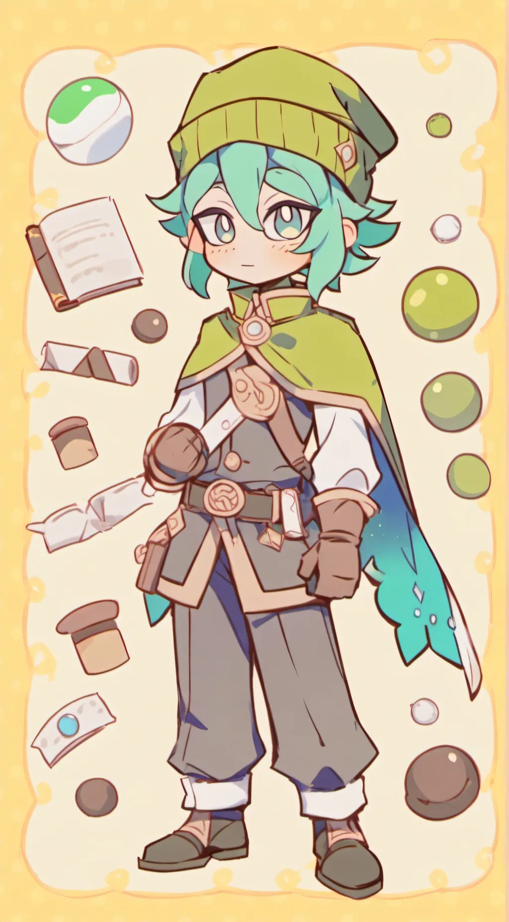 ai character: Simon  background