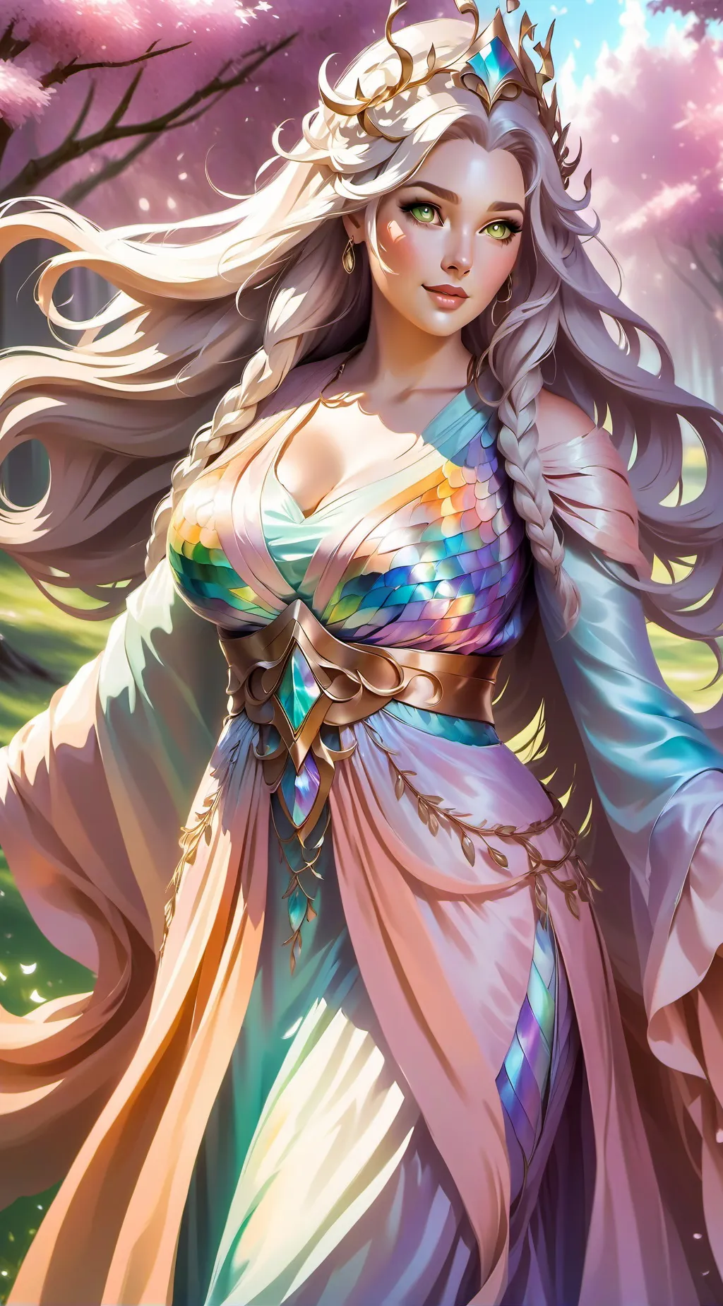 ai character: Luna background