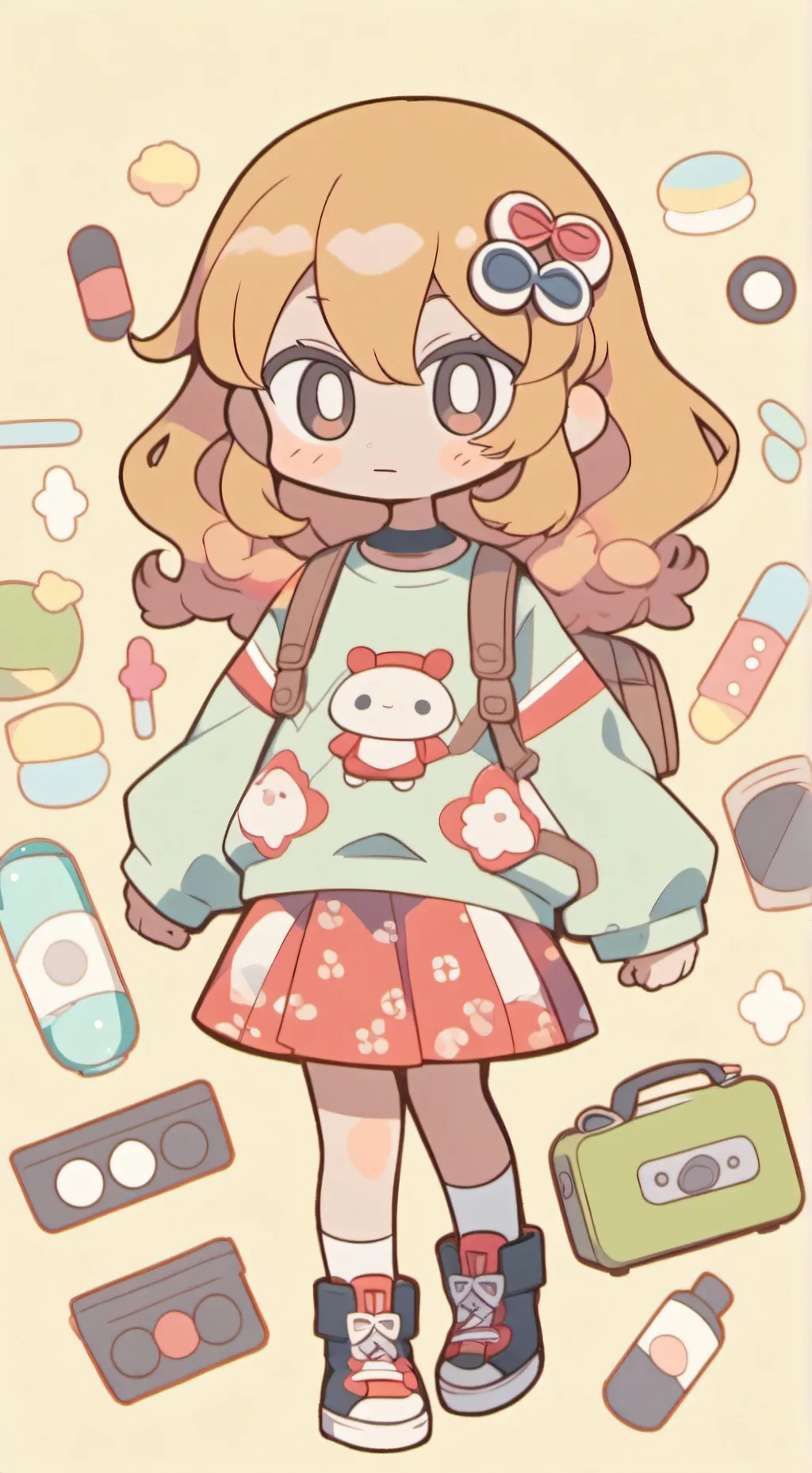 ai character: Elizabeth Afton  background