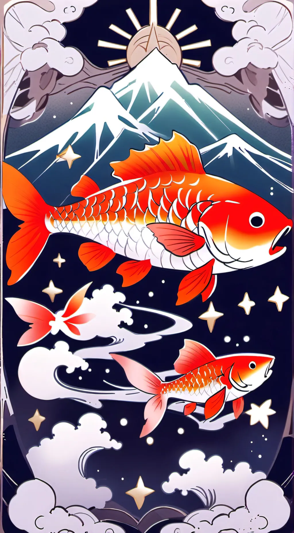 ai character: magikarp background