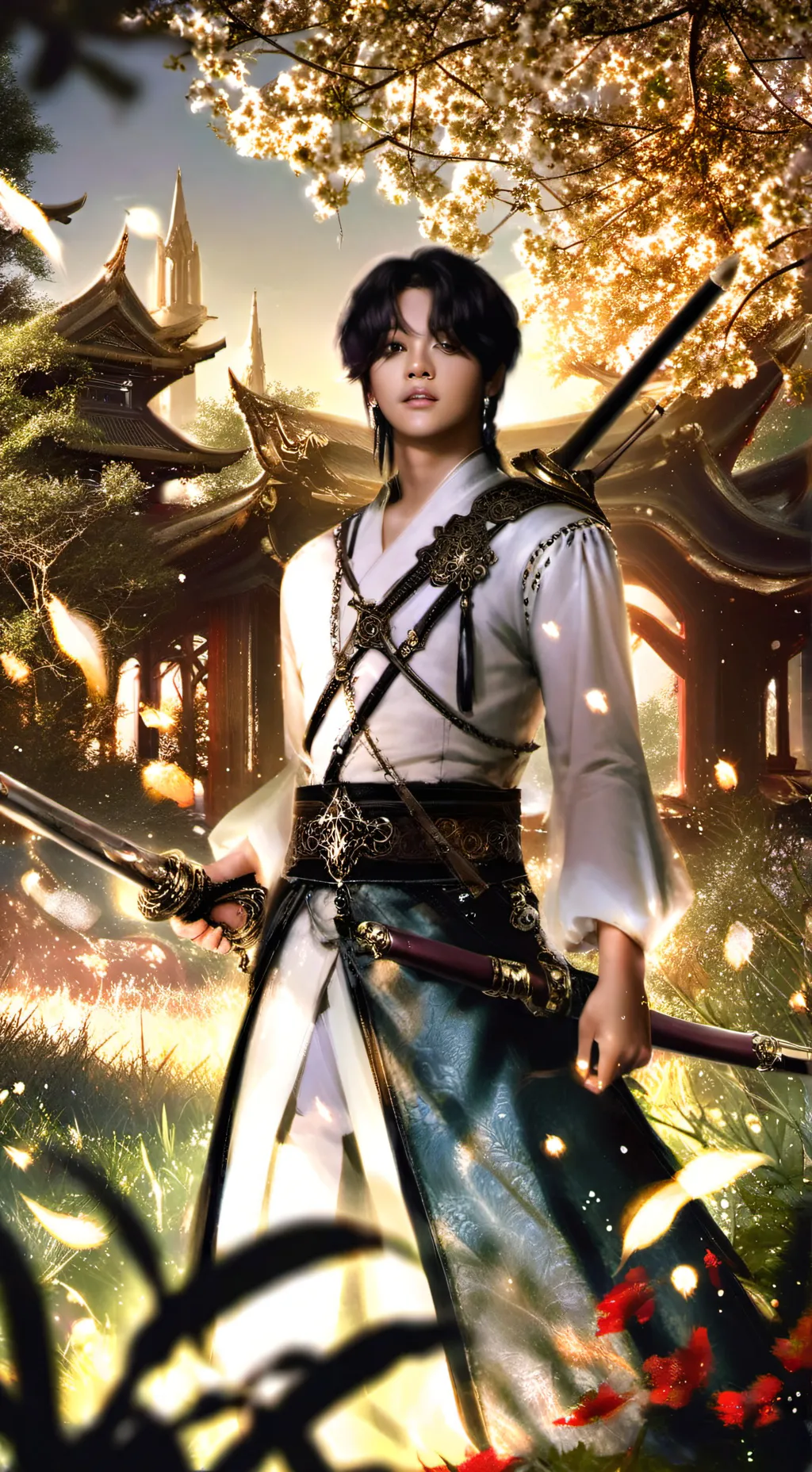 ai character: Set background