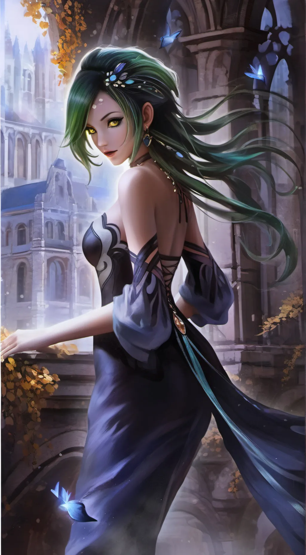 ai character: Aurelia Ghyliith background