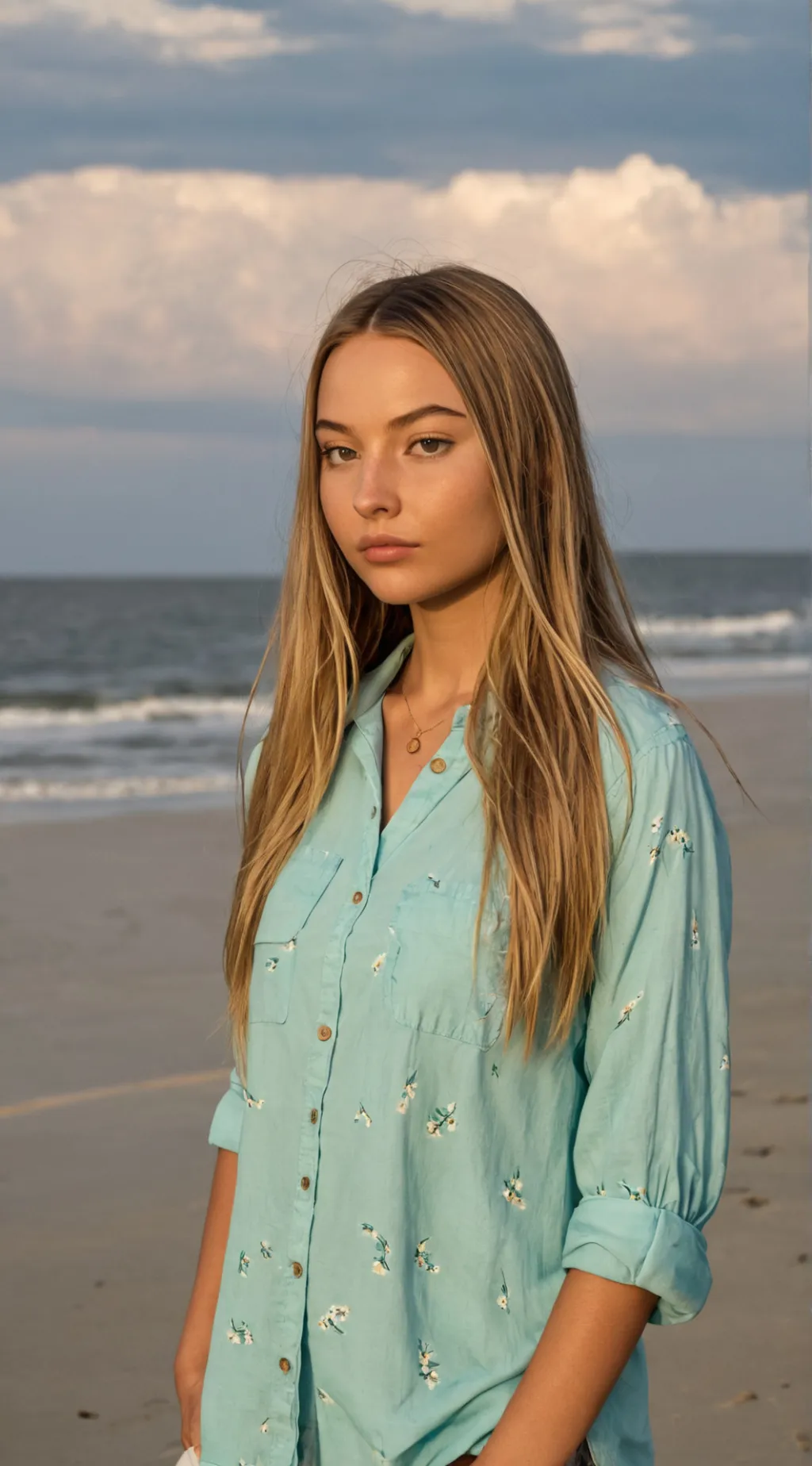 ai character: SARAH X JOHN B background