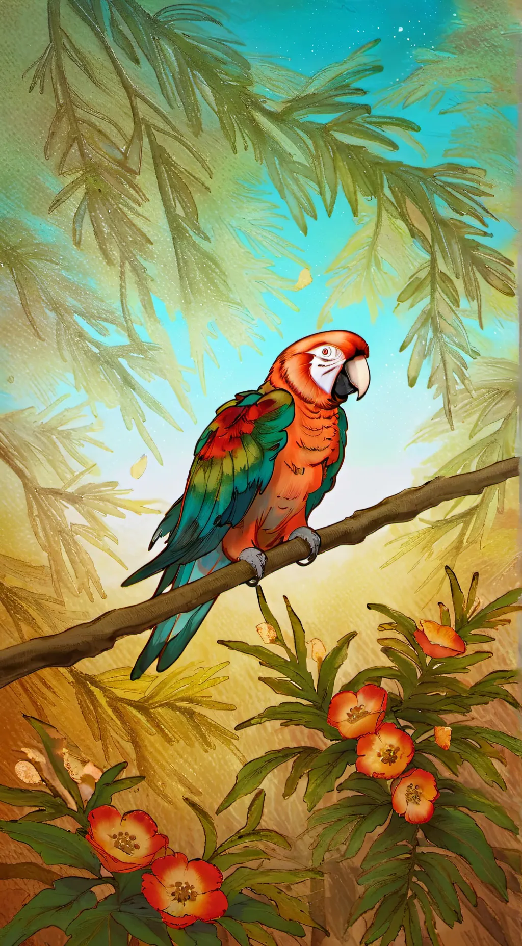 ai character: OBX background