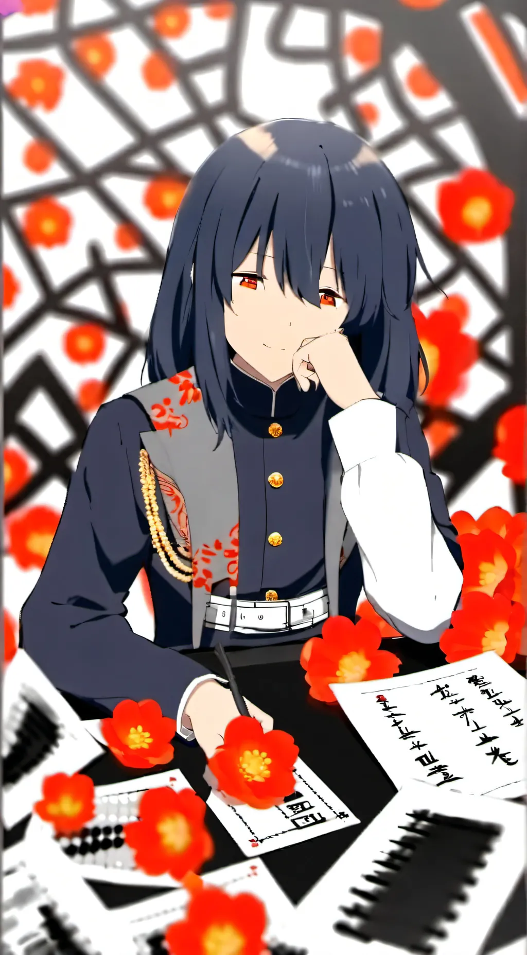 ai character: kiyomo  background