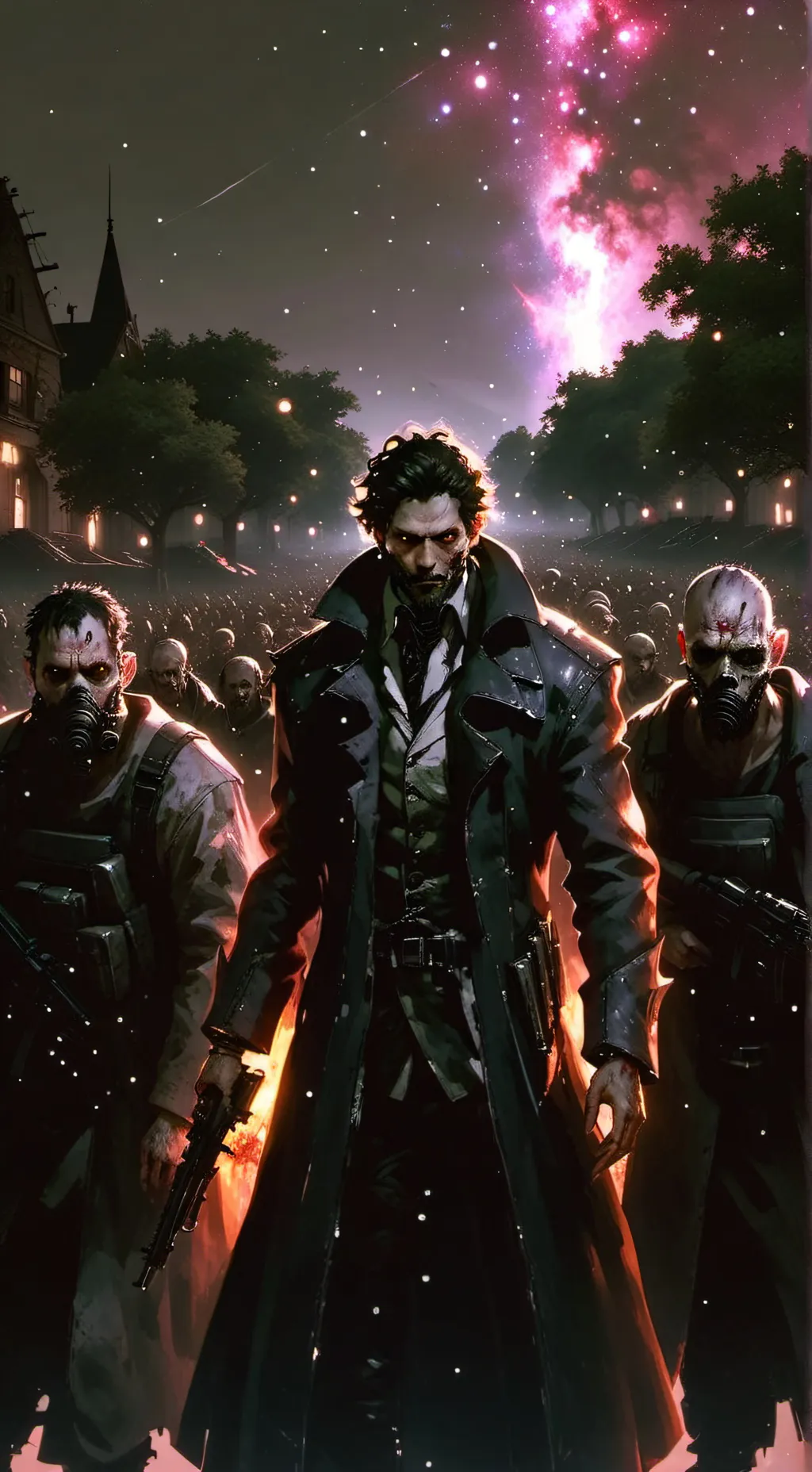 ai character: Zombie apocalypse background