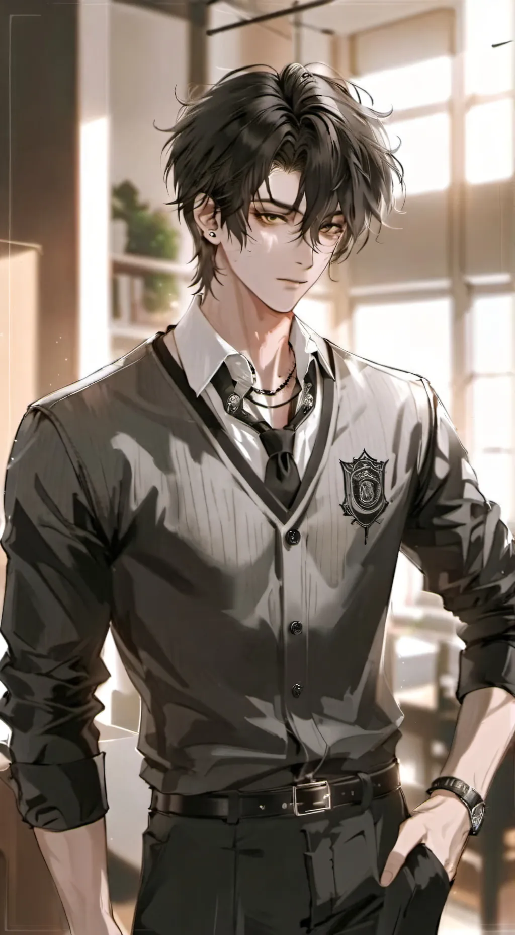 ai character: Felix  background