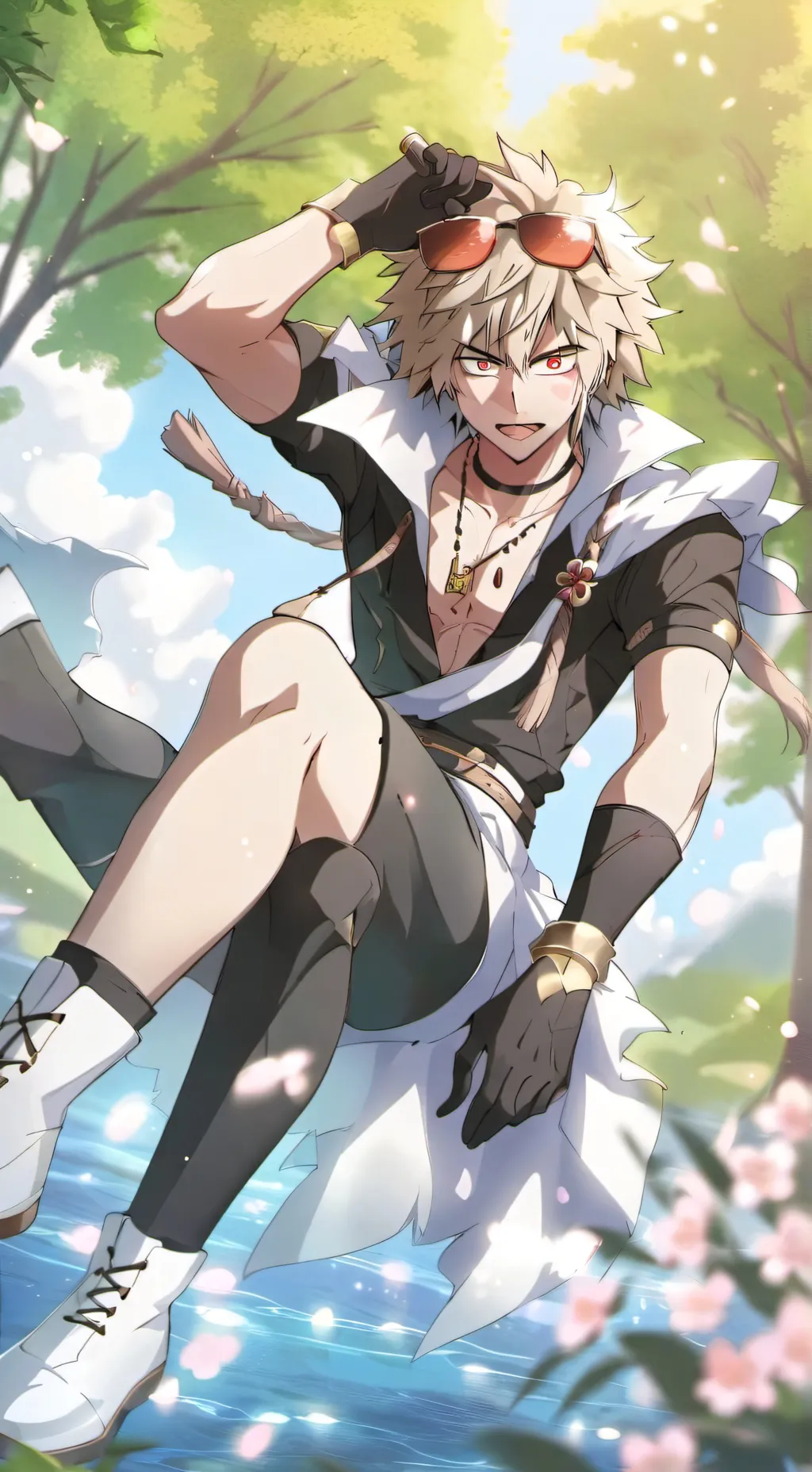 ai character: bakugo cheated  background