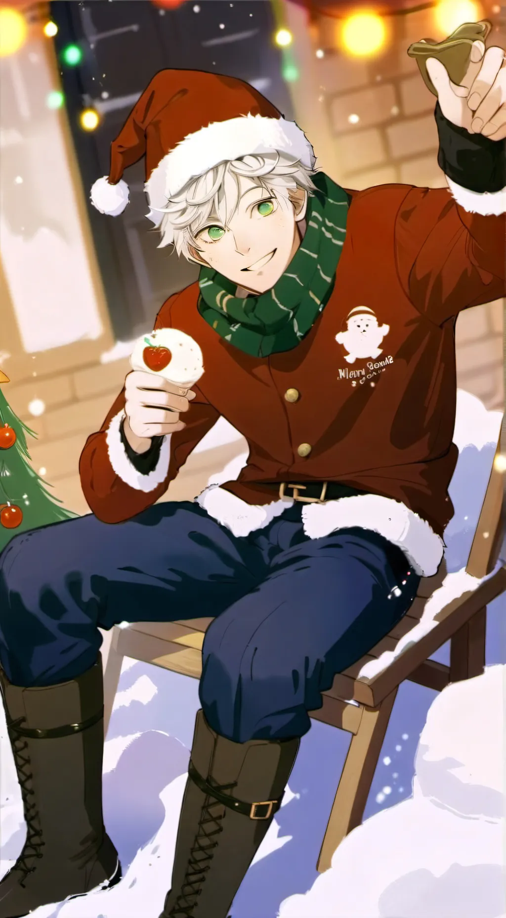 ai character: Jolly Claus background