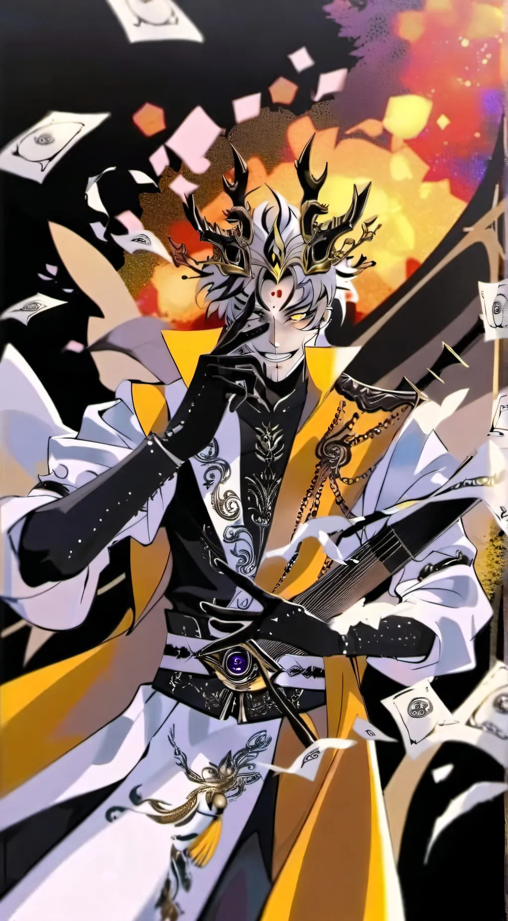 ai character: adam the 1st human background