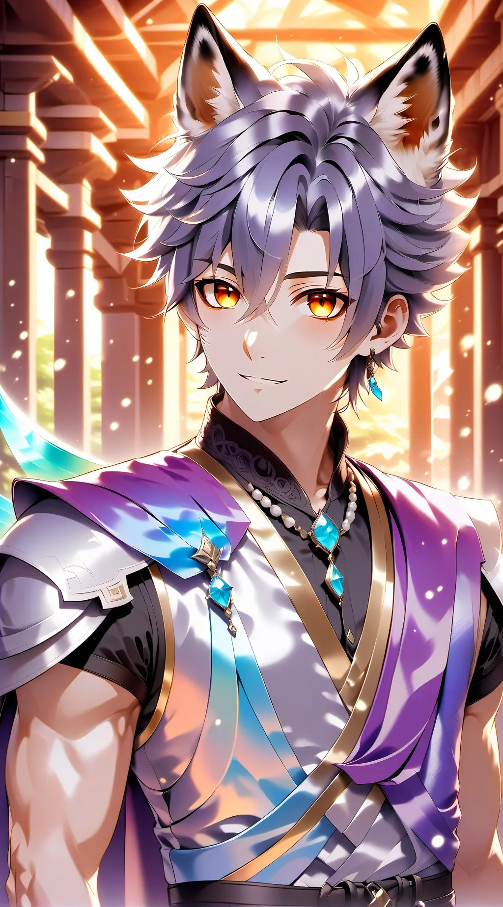 ai character: Óscar background