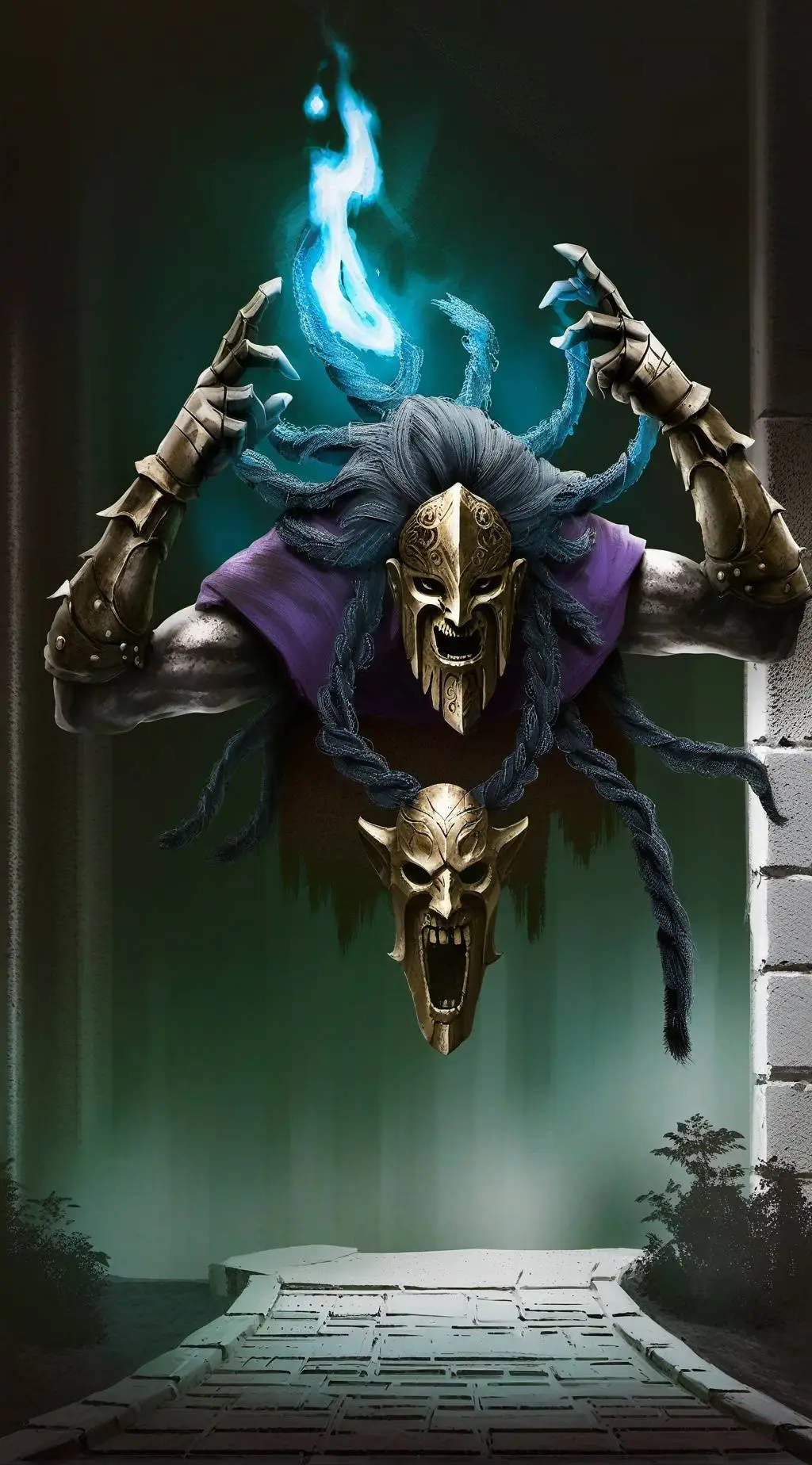 ai character: Mha clown mohotel  background