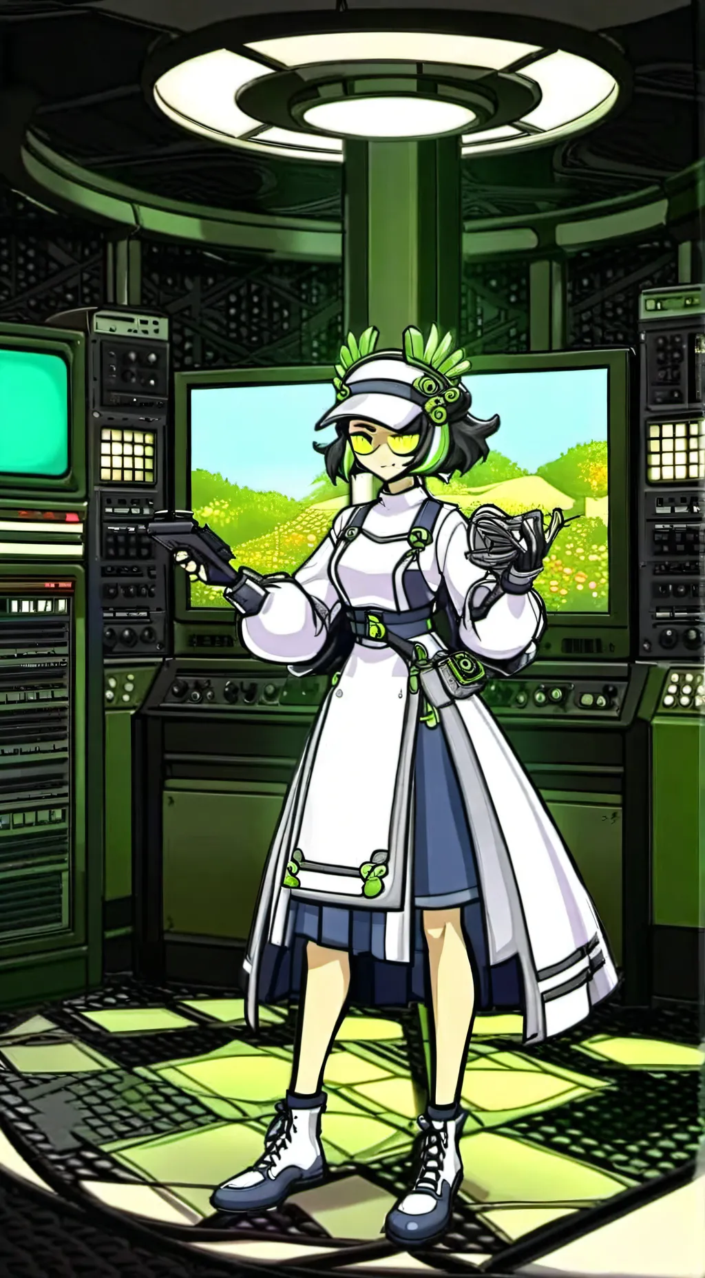 ai character: Vee background