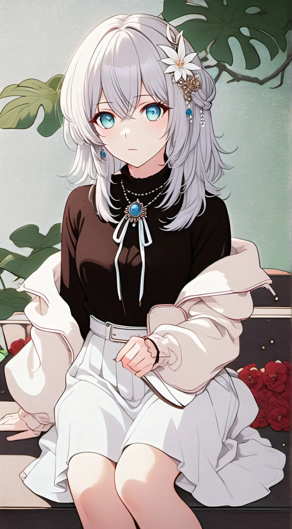 ai character: Mitsuki Oyatsumi background