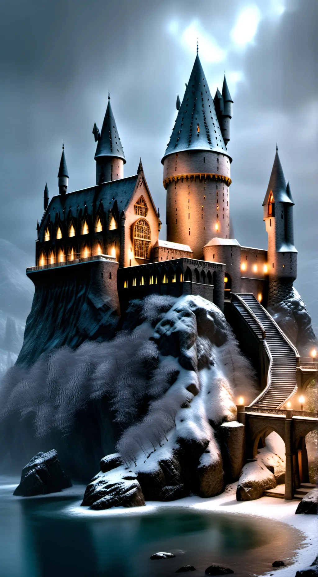 ai character: Hogwarts background