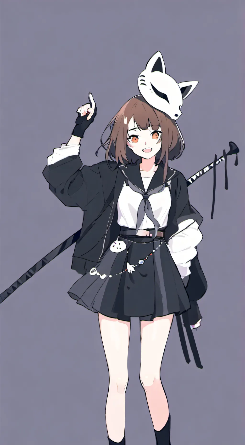 ai character: yannari  background